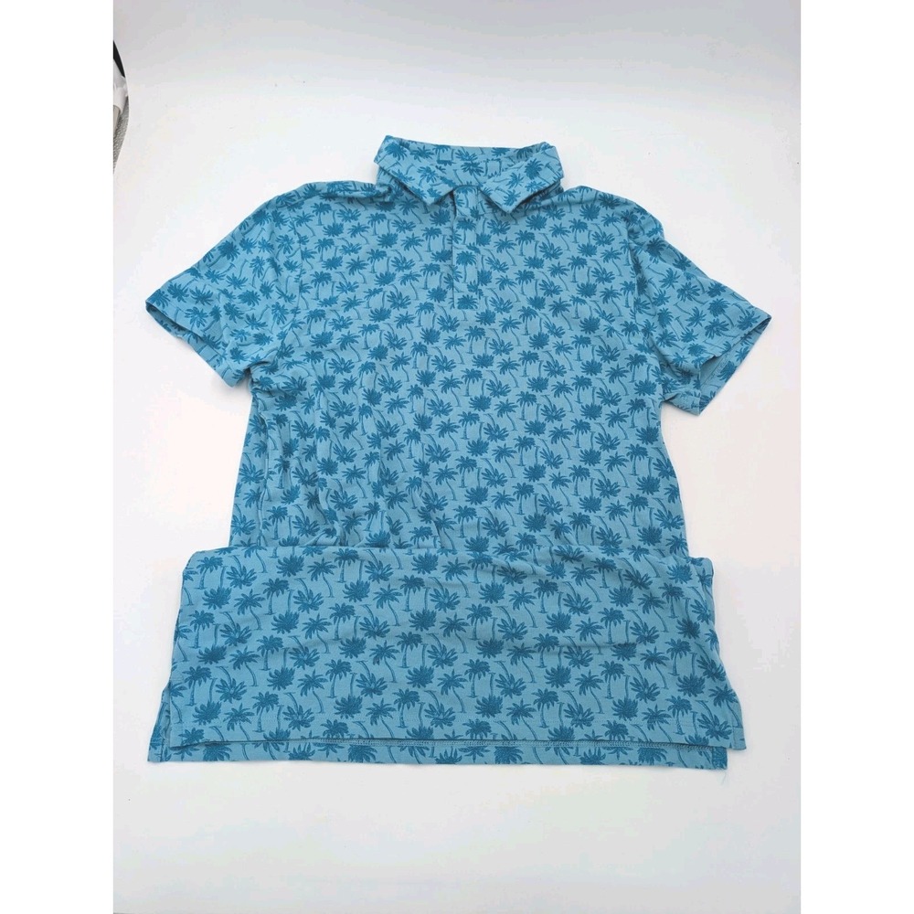 Men's All In Motion Supima Cotton polo shirt size S blue NEW